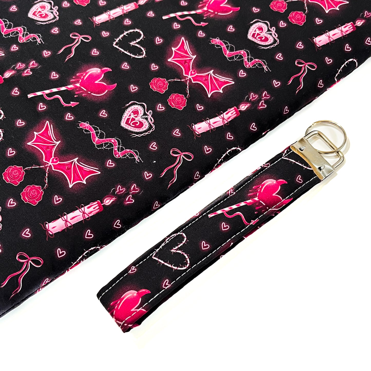 Hell Keychain Wristlet