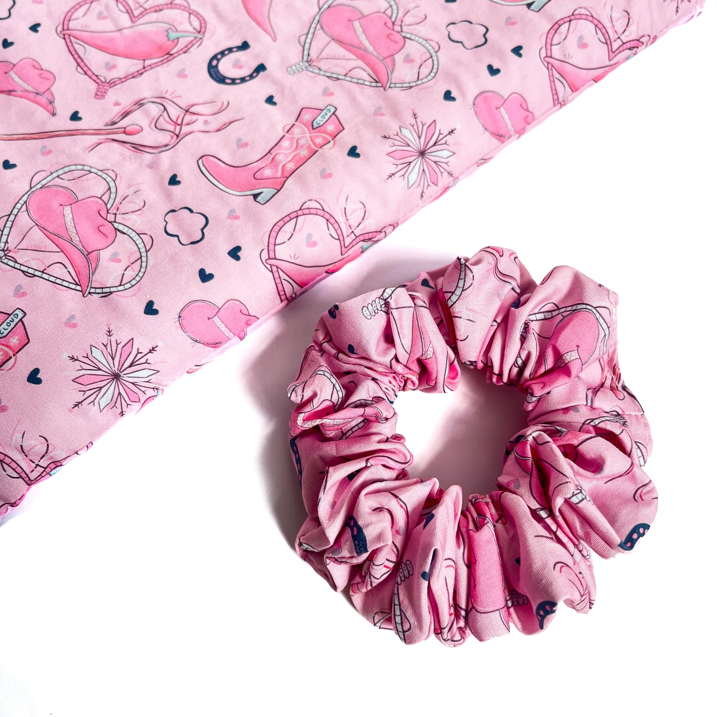 Cloud Ranch Winter Scrunchie