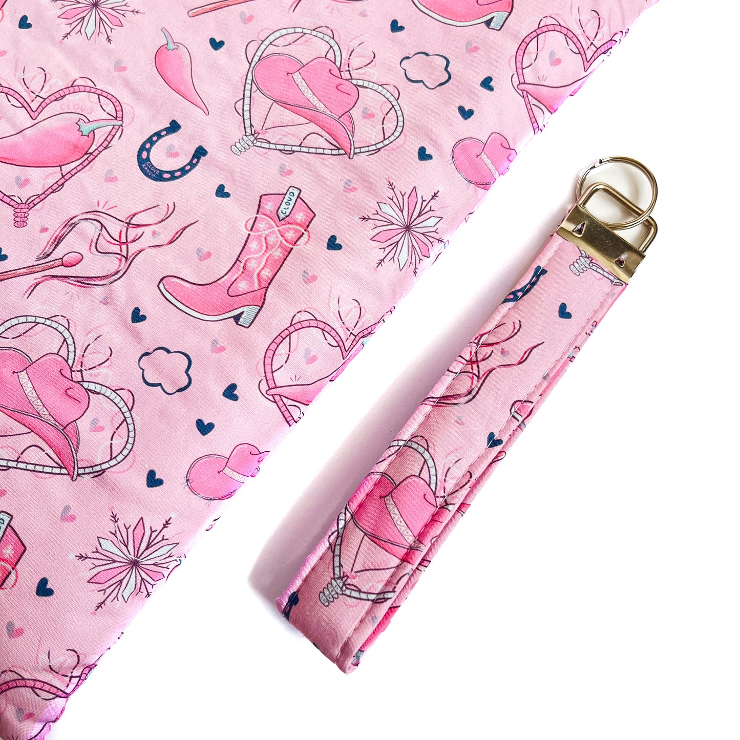 Cloud Ranch Winter Keychain Wristlet