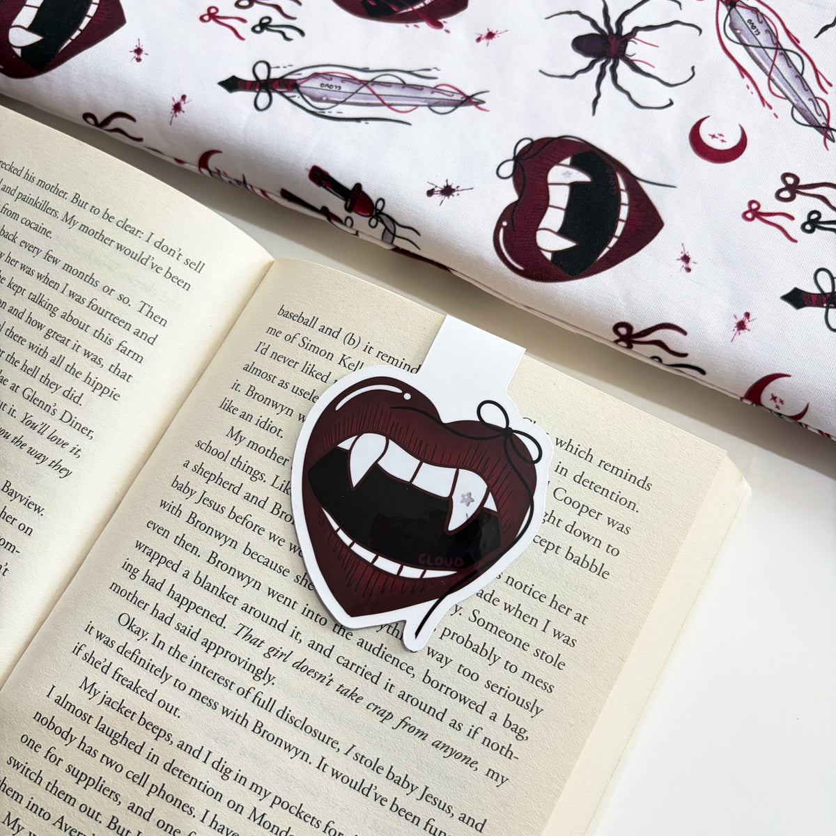 Vampire Magnetic Bookmark