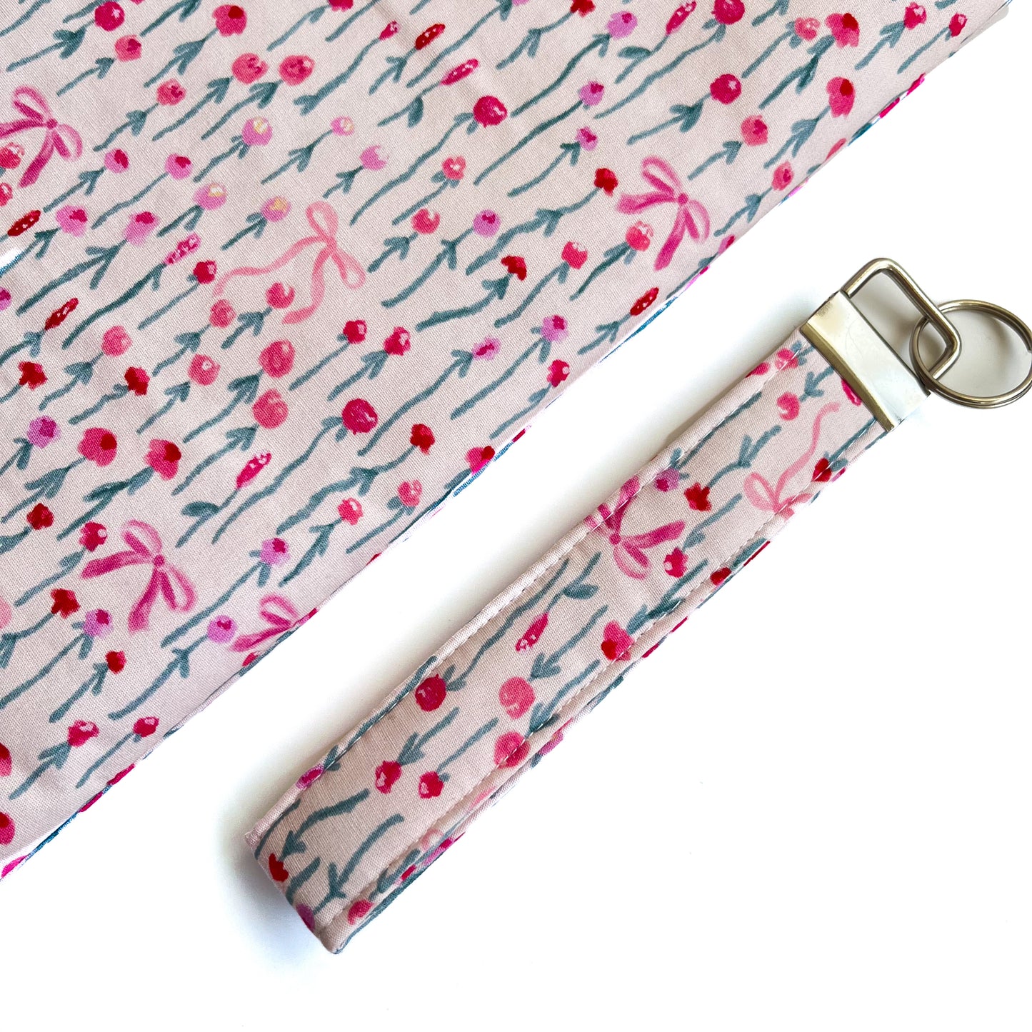 Tulips Keychain Wristlet
