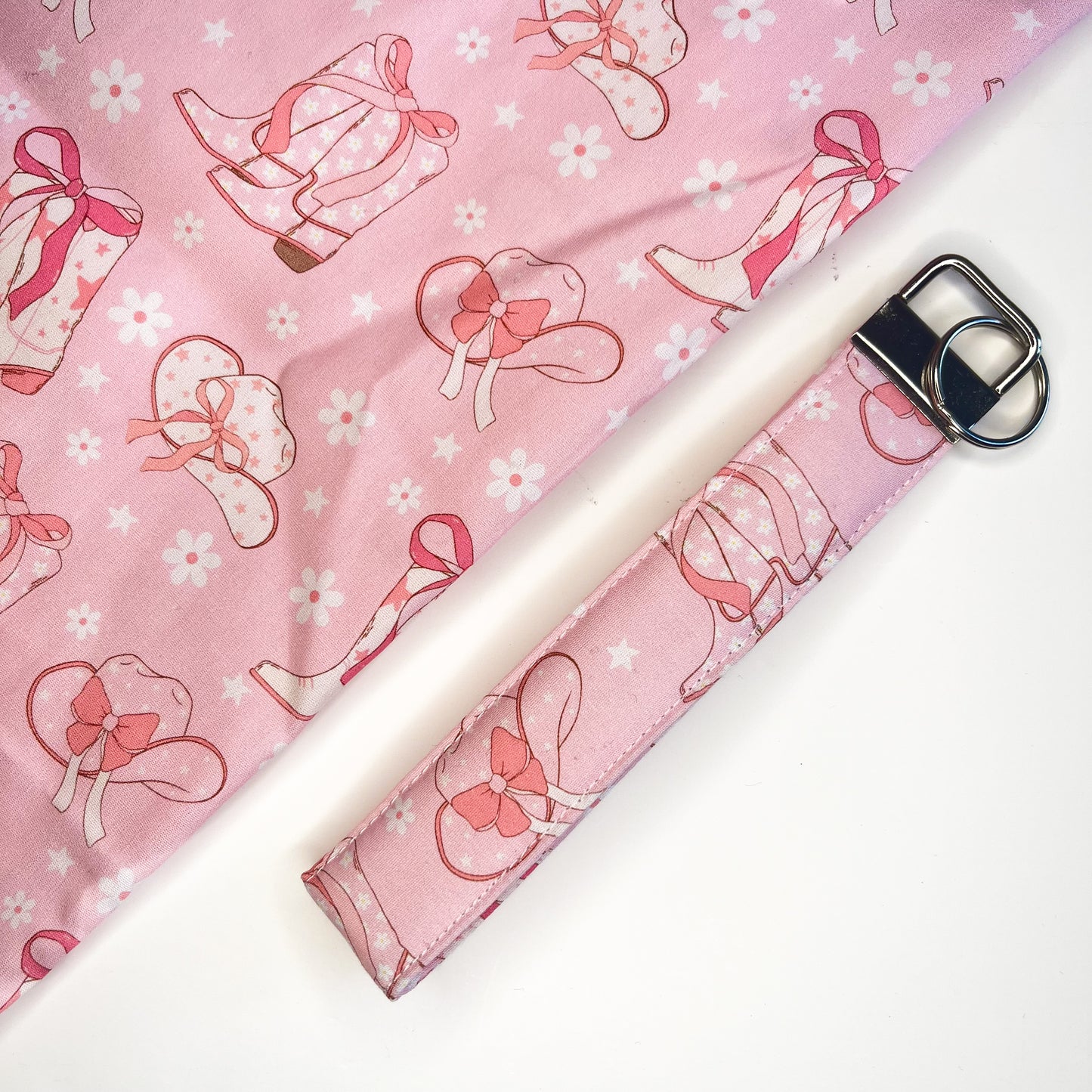 Coquette Cowboy Keychain Wristlet