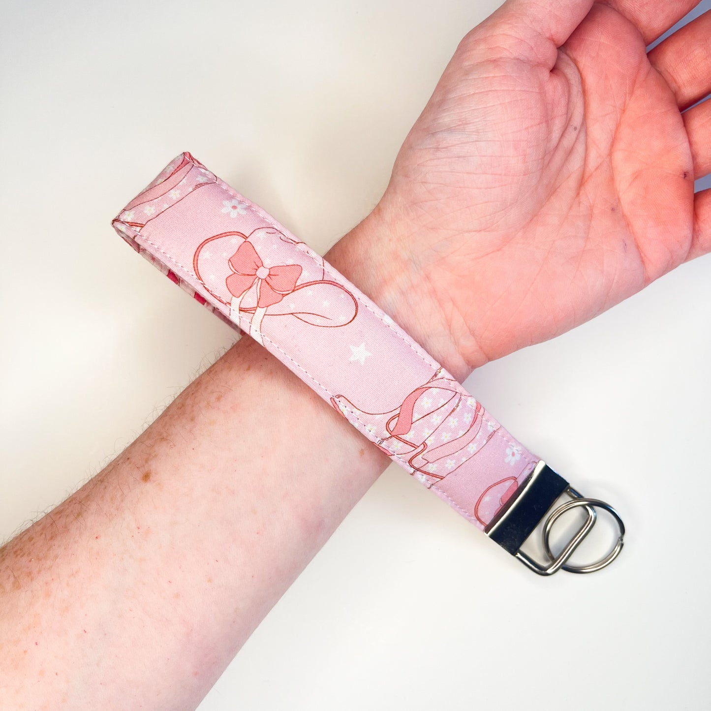 Coquette Cowboy Keychain Wristlet