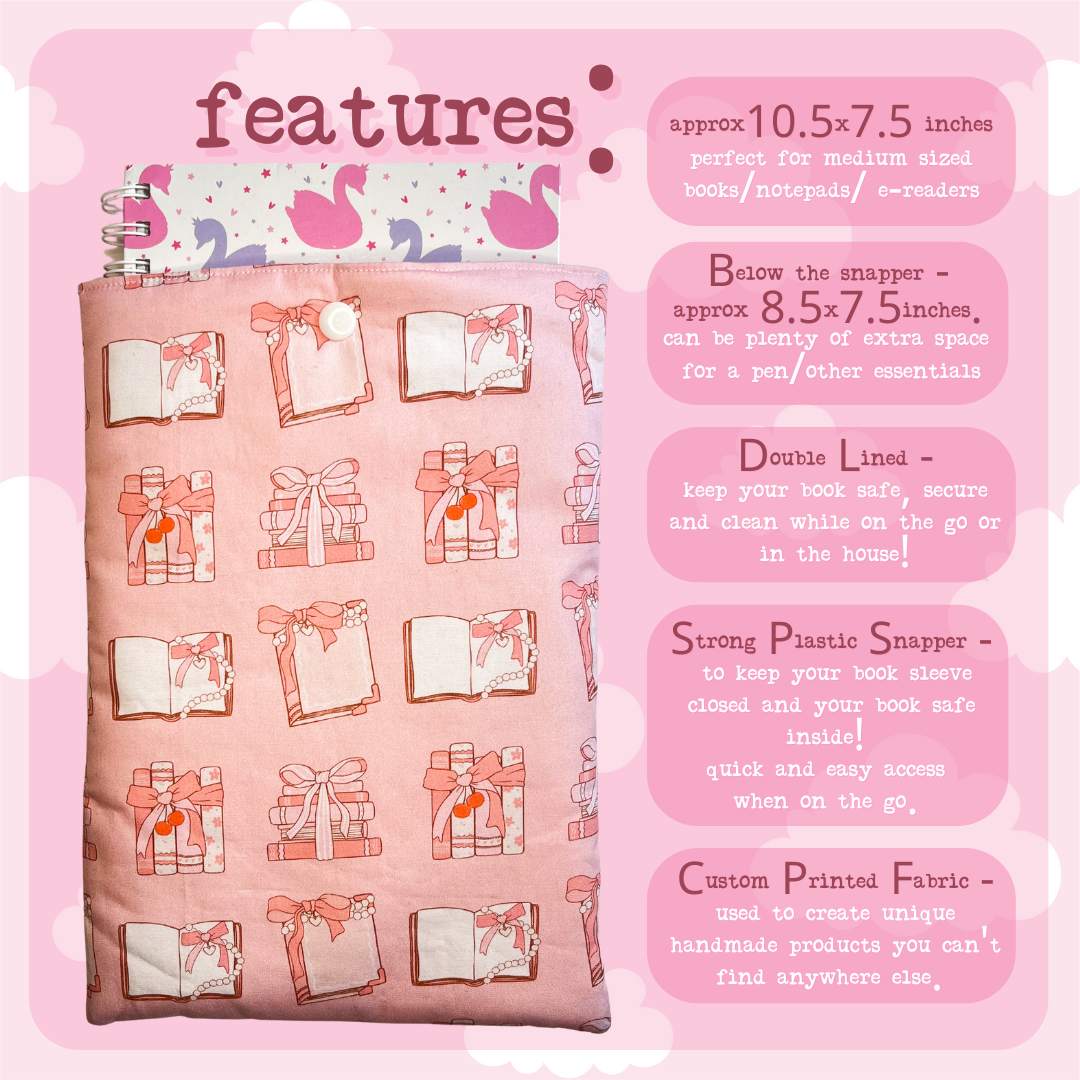 Coquette Books Book Sleeve