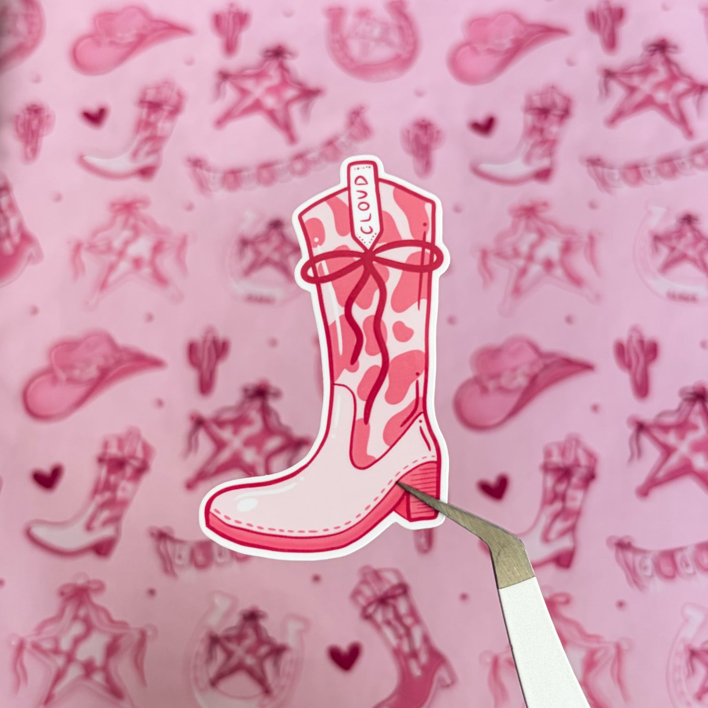 Cowgirl Boot Sticker