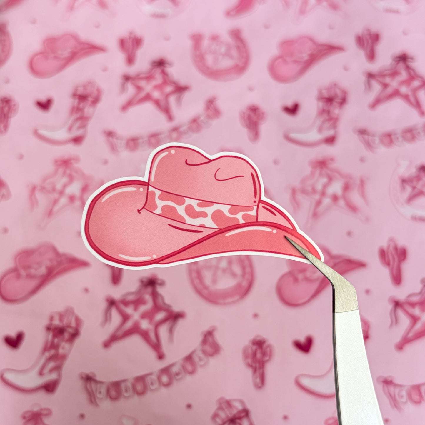 Cowgirl Hat Sticker