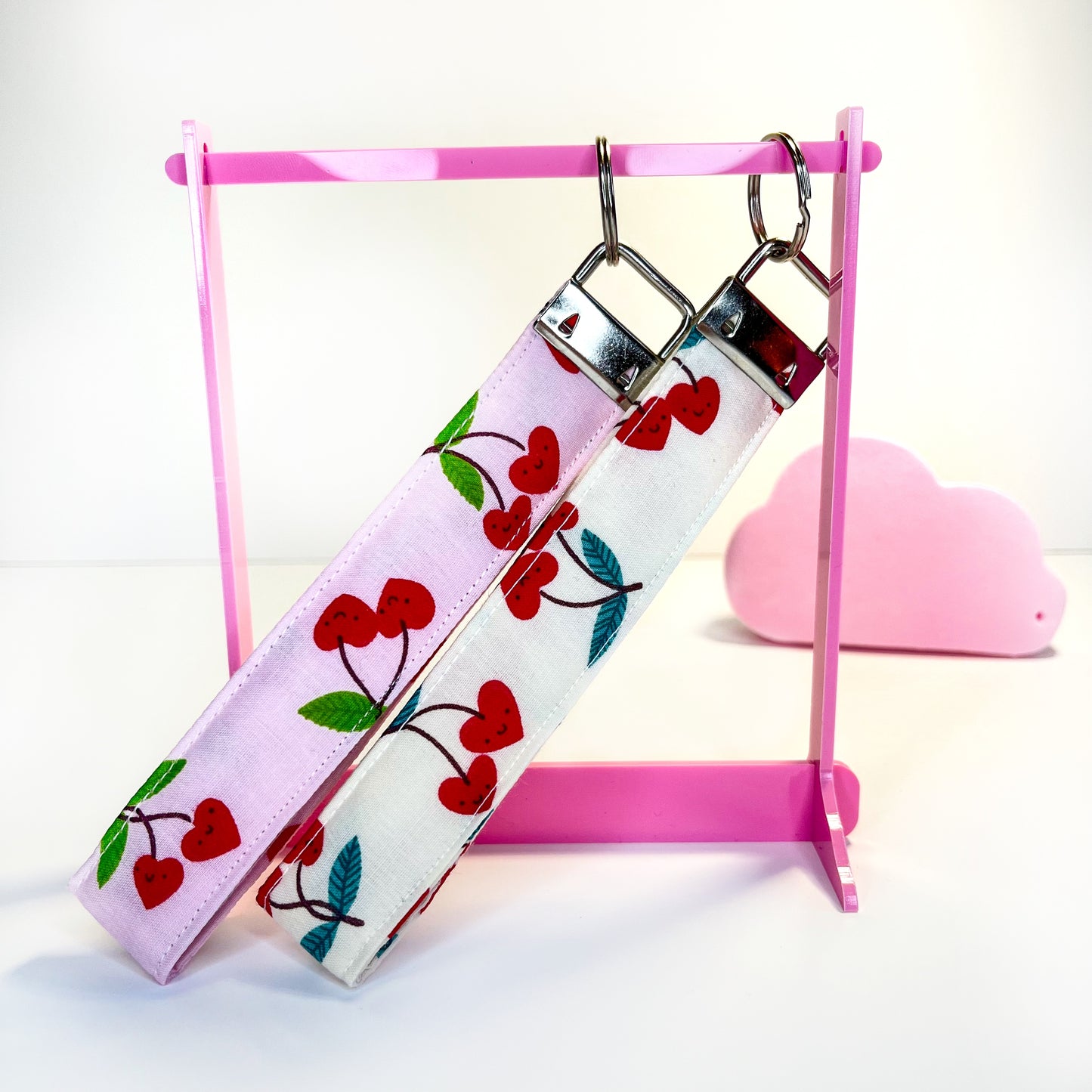 Cherry Keychain Wristlets