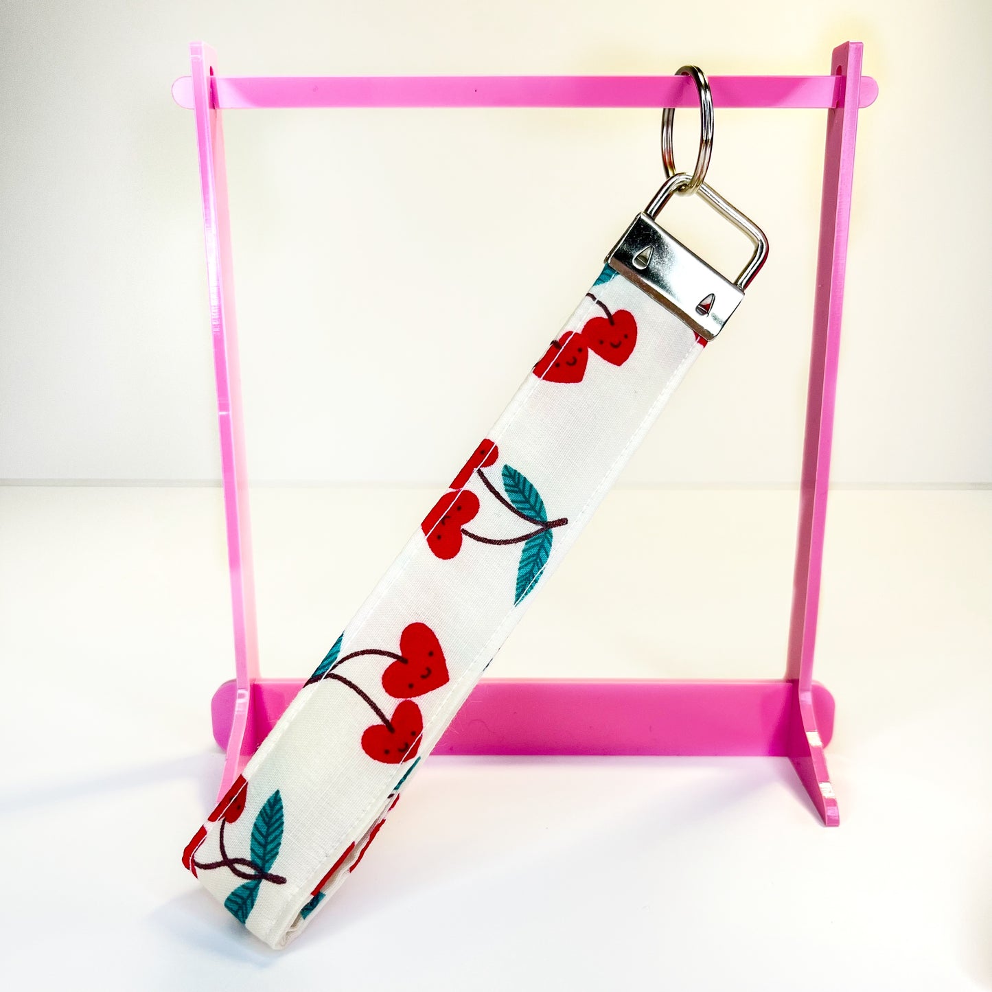 Cherry Keychain Wristlets