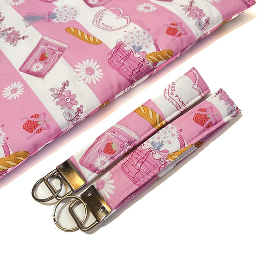 Spring Keychain Wristlet