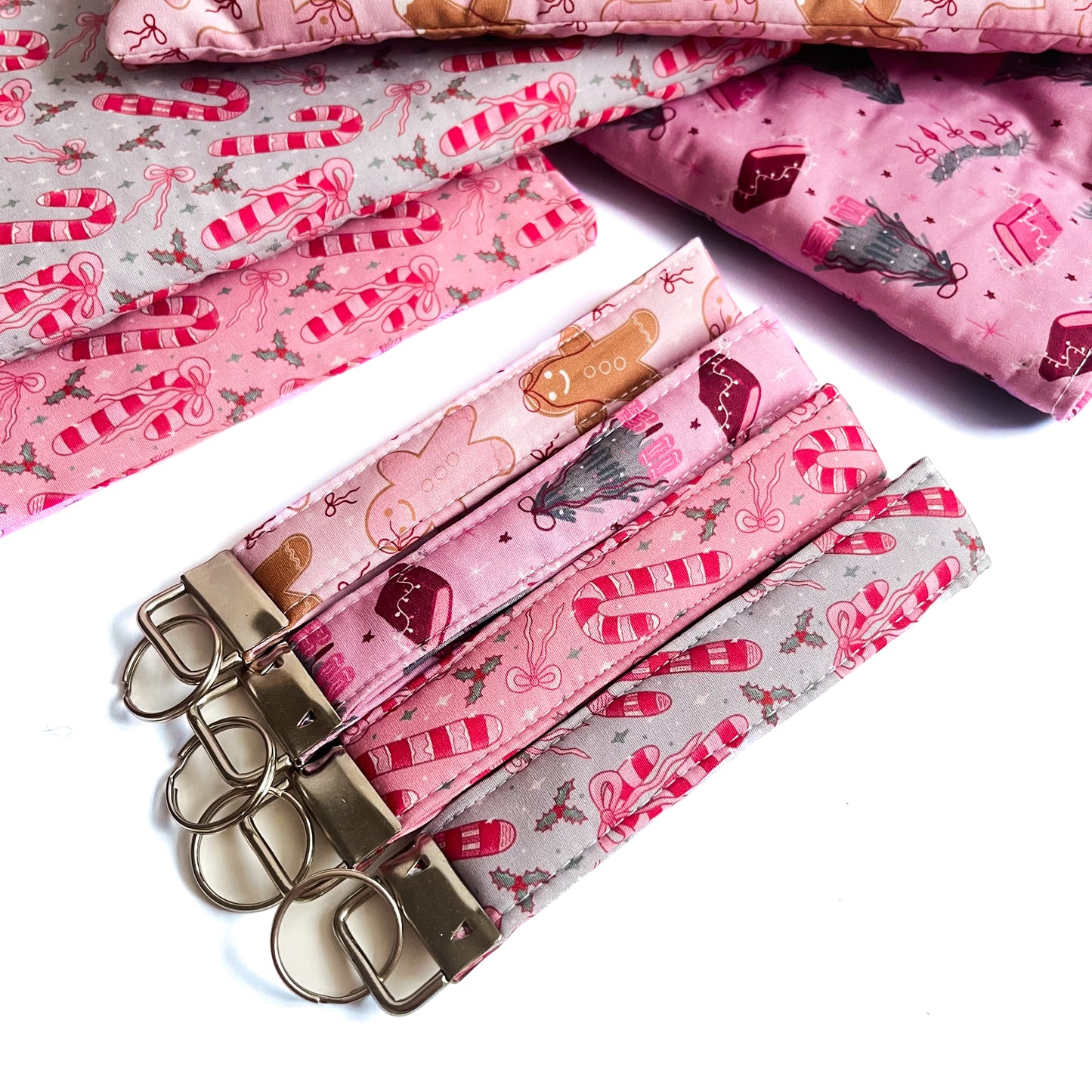 Christmas Keychain Wristlet Bundle