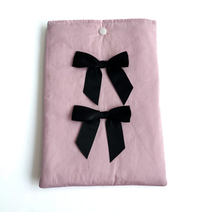 Black Ribbon Book Sleeve