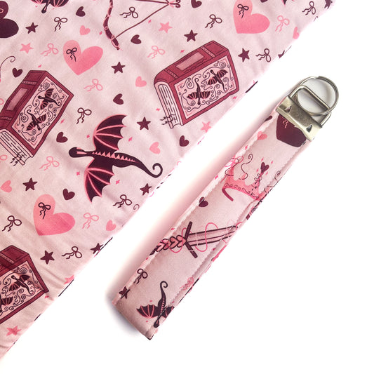 Romantasy Keychain Wristlet