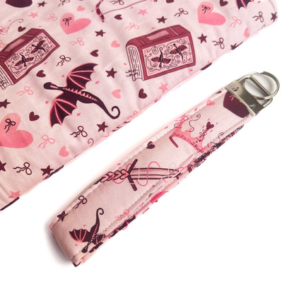 Romantasy Keychain Wristlet