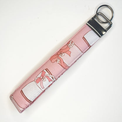 Coquette Books Keychain Wristlet