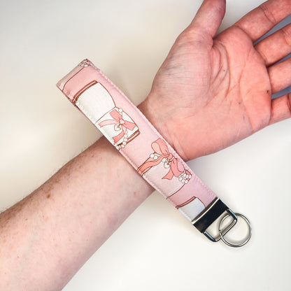Coquette Books Keychain Wristlet