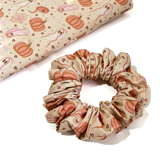 Ghosties & Pumpkins Scrunchie