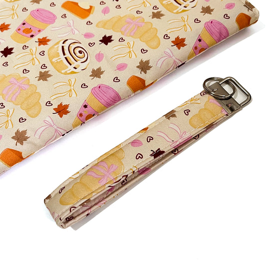 Autumn Desserts Keychain Wristlet