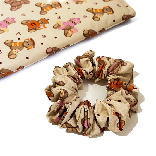 Teddy Bear Scrunchie