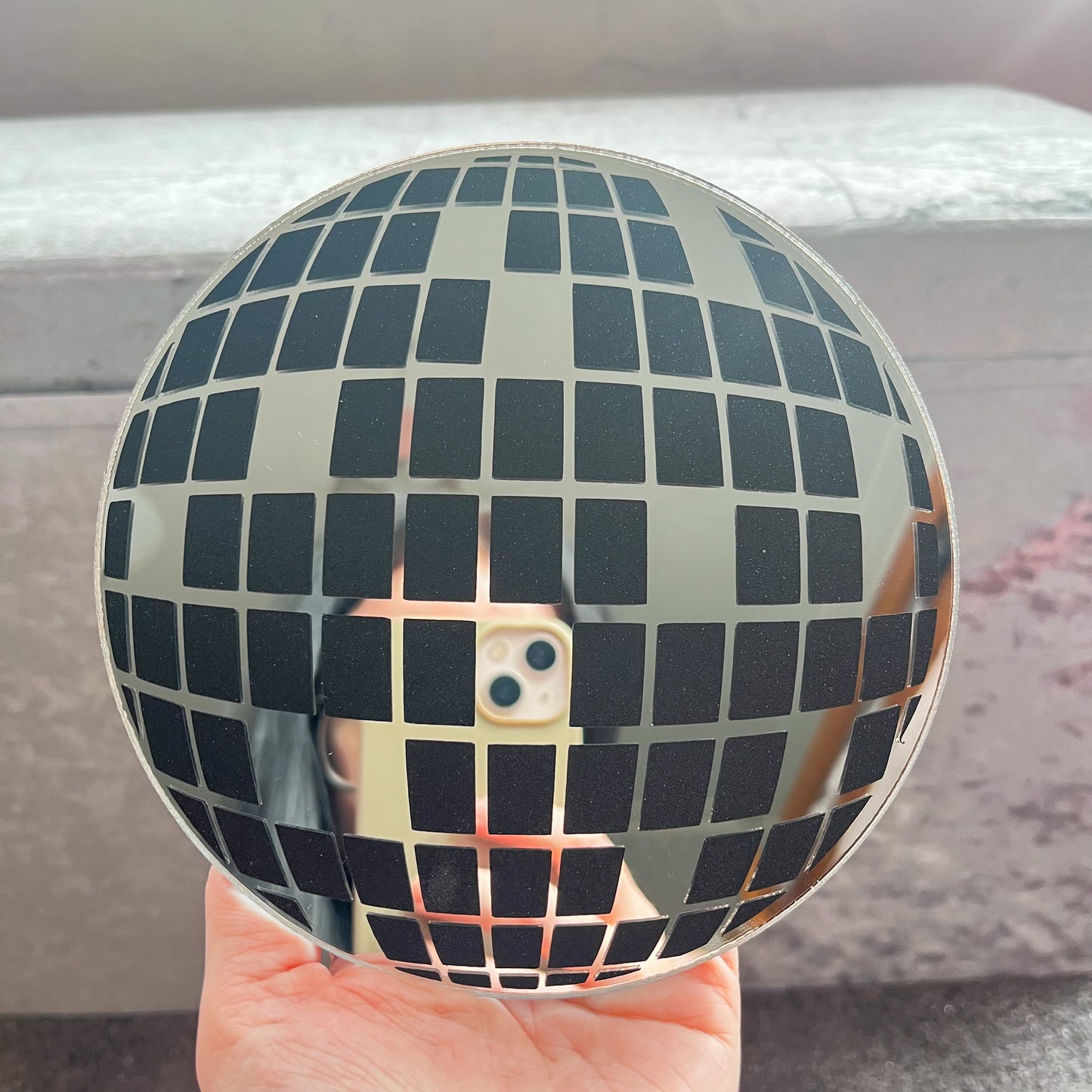 Disco Ball Mini Mirror.