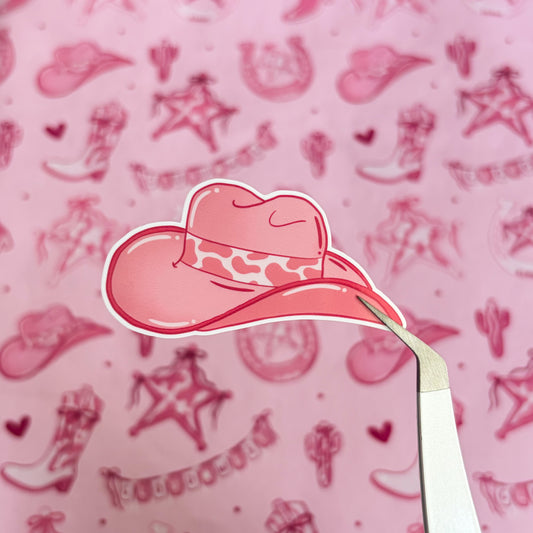 Cowgirl Hat Sticker