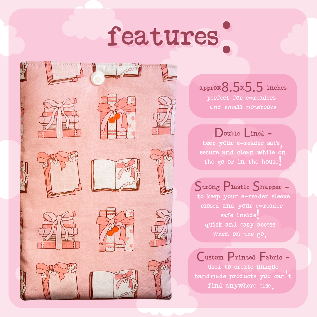 Coquette Books E-Reader Sleeve