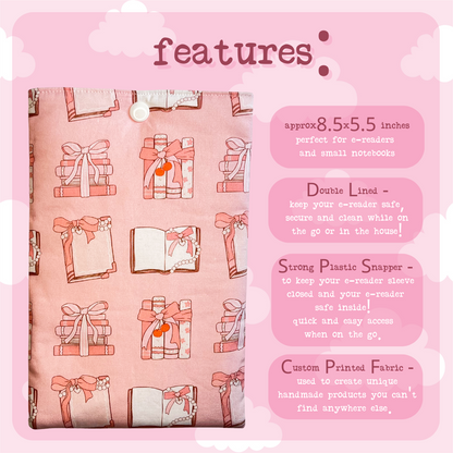 Coquette Books E-Reader Sleeve