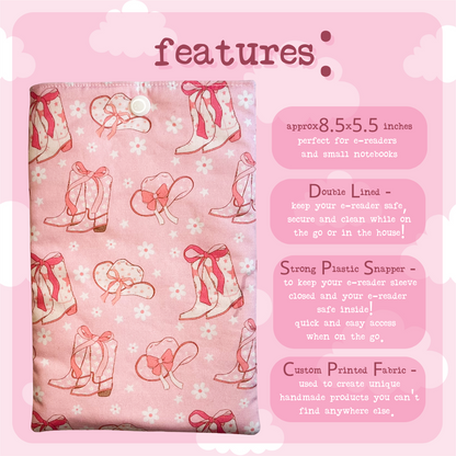 Coquette Cowboy E-Reader Sleeve