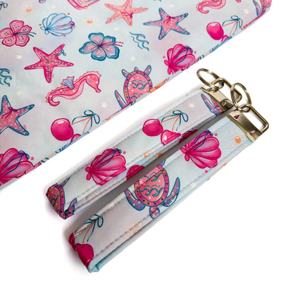 Ocean Keychain Wristlet
