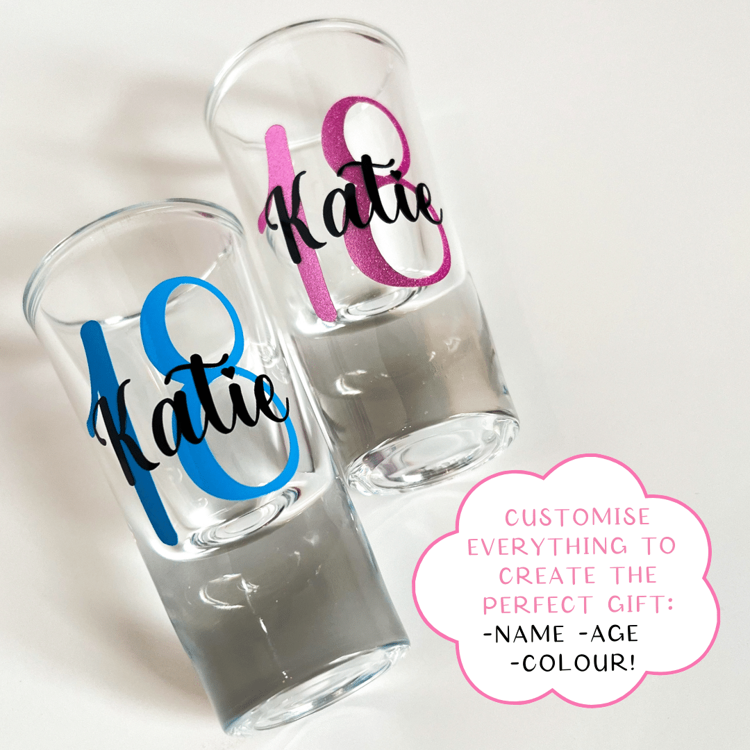 Custom Birthday Mini Shot Glass