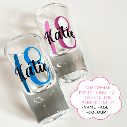 Custom Birthday Mini Shot Glass