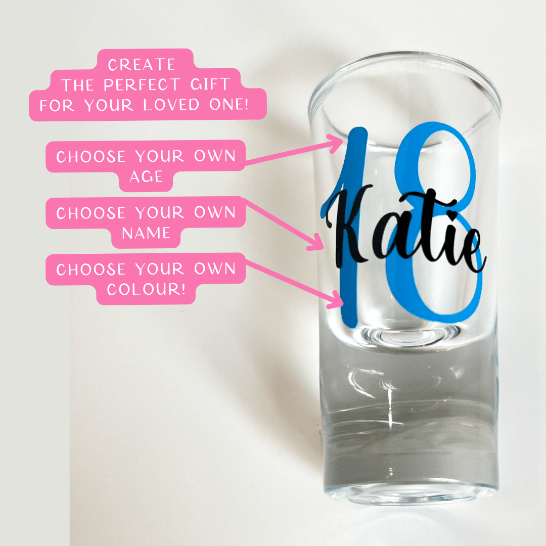 Custom Birthday Mini Shot Glass