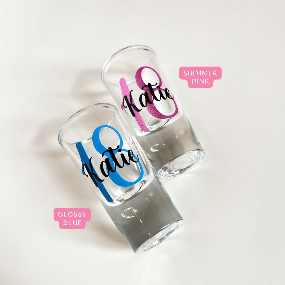 Custom Birthday Mini Shot Glass