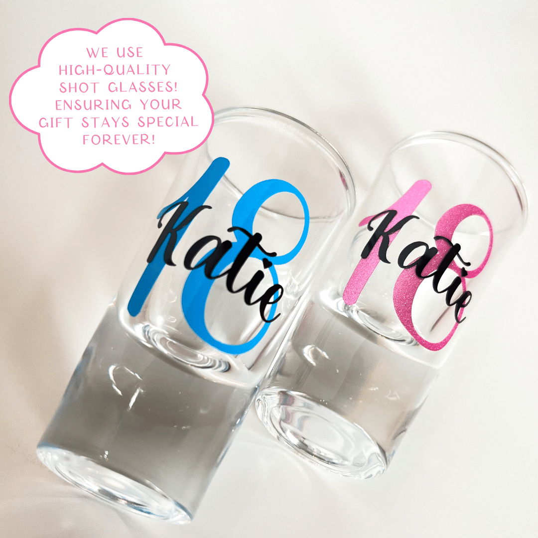 Custom Birthday Mini Shot Glass