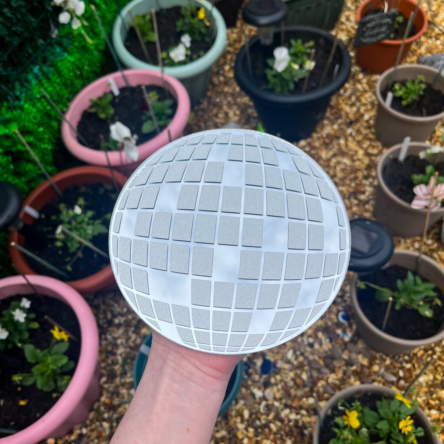 Disco Ball Mini Mirror.