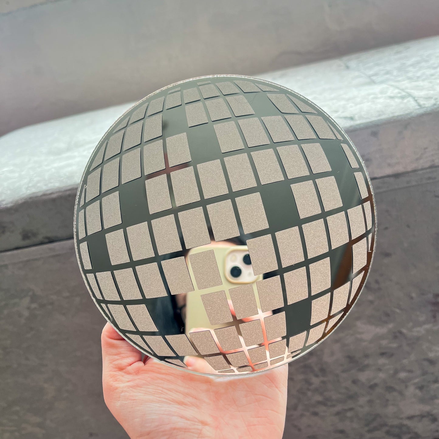 Disco Ball Mini Mirror.