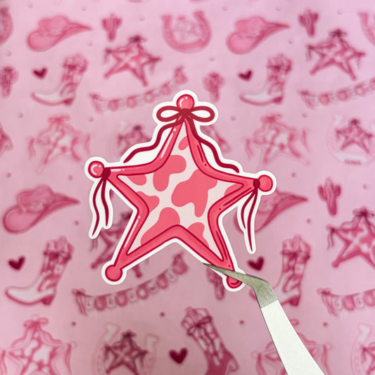 Sheriff Star Sticker