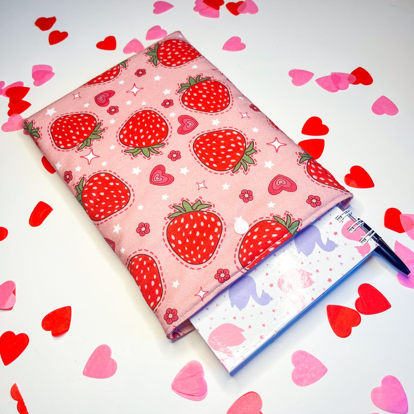 Strawberry Book Sleeve