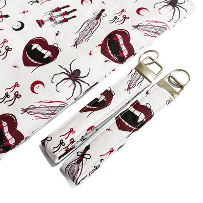 Vampire Keychain Wristlet