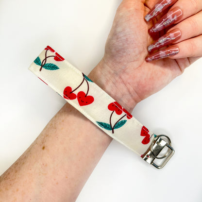 Cherry Keychain Wristlets