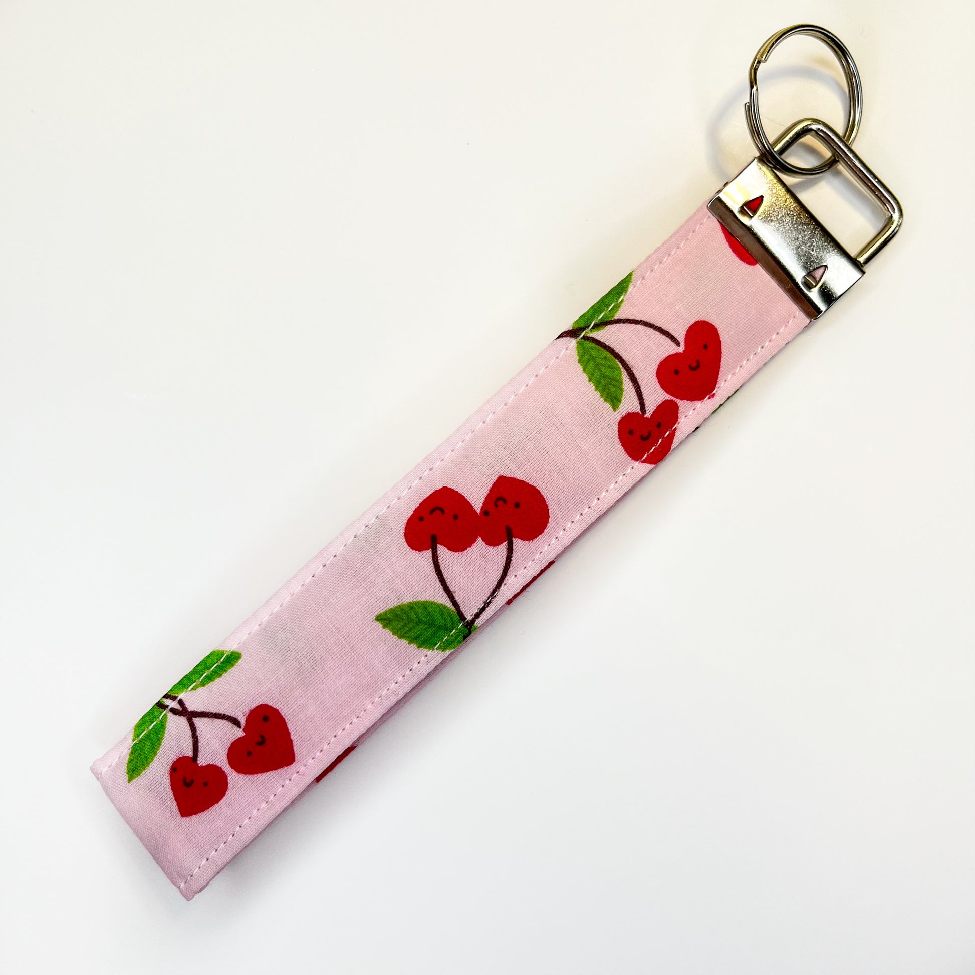 A Red Cherry Keychain